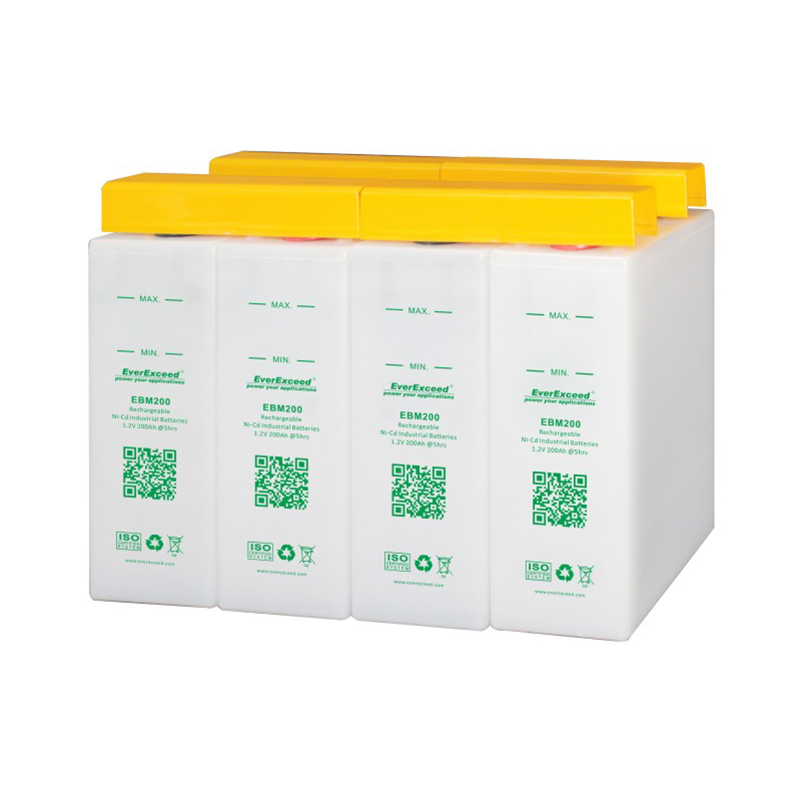 1.2 فولت الصيانة القابلة لإعادة الشحن بطارية NICD مجانية