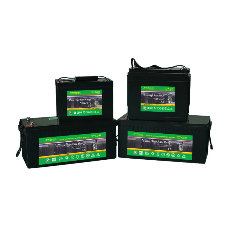 بطارية AGM عميقة الدورة SLA VRLA بقدرة 12 فولت