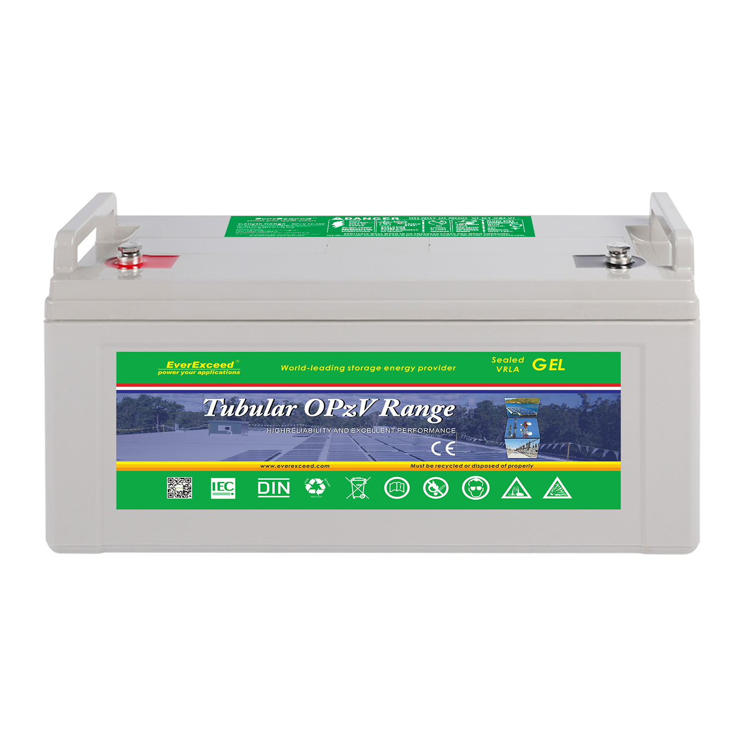 بطارية جل أنبوبي
