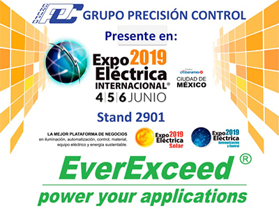 مرحبا بكم في زيارة everexceed في معرض المكسيك الدولي للكهرباء -2019